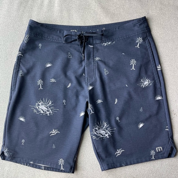 Nordstrom’s Travis Mathew Navy Swim Trunks | Men’s Size 33 - Picture 1 of 9